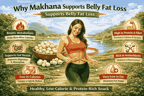 makhana-for-belly-fat-loss