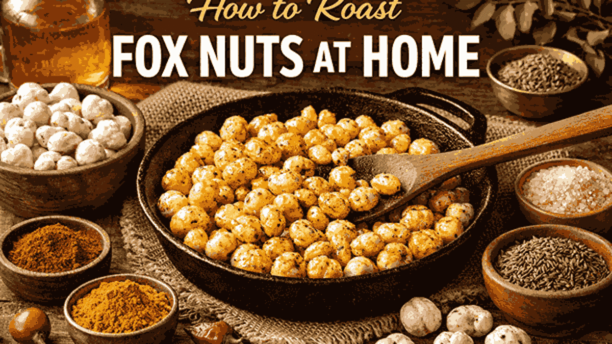 how-to-roast-fox-nuts-at-home