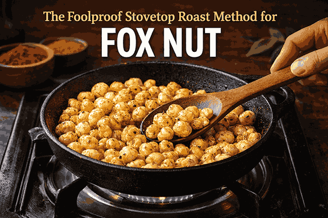 how-to-roast-fox-nuts-at-home