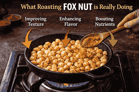 how-to-roast-fox-nuts-at-home