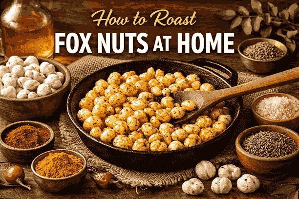 how-to-roast-fox-nuts-at-home