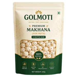 Golmoti Premium Quality Makhana  4 Suta / Economy ( approx,12–14 mm)